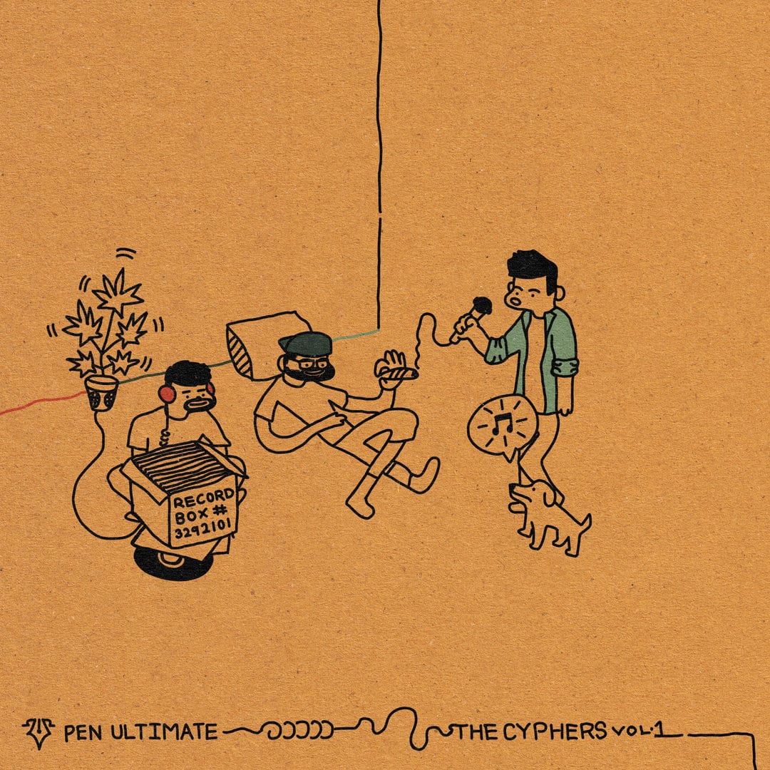 Cover art illustration design for Pen Ultimate's THE CYPHERS VOL 1.